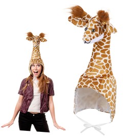 BESTonZON Berretto interattivo per animali – Costume da giraffa per adulti e bambini, performance, cappello da giraffa