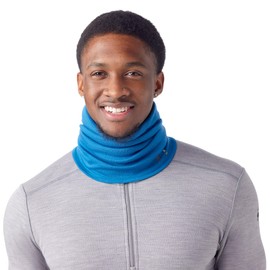 Smartwool Standard Thermal Merino Long Neck Gaiter, Nival Blue Heather, One Size
