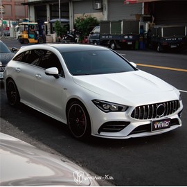 VViViD+ Satin White to Blue Space Pearl Vinyl Car Wrap Film (1ft x 5ft)