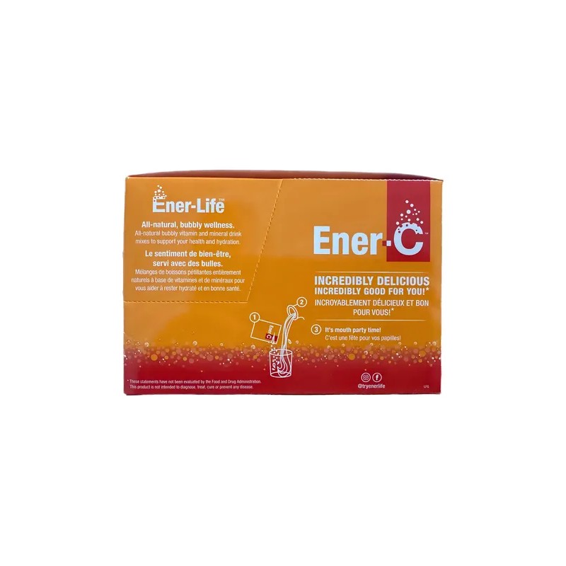 Multivitamínico Ener-C en Polvo Sabor Naranja 1000mg Vitamina C 30