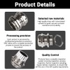 Pack of 6 PG13.5 Cable Glands, IP68 Waterproof Cable Glands,