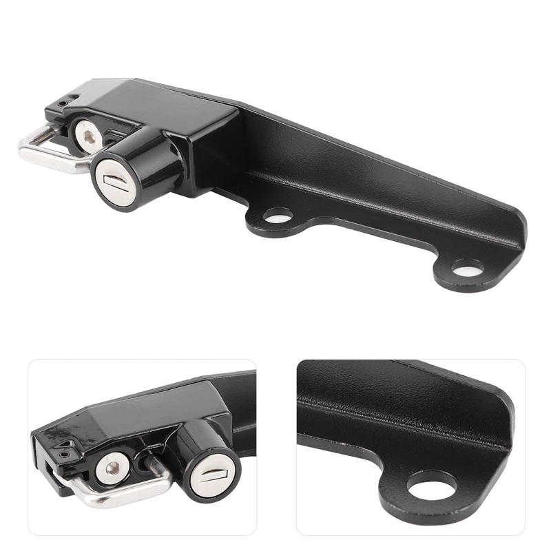 Motorcycle Anti-Theft Helmet Lock Stainless Steel W/2 Keys Fit for