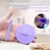 60 Pcs Facial Sponges, Compressed Face Cleansing Sponge Cellulose Face