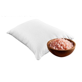 Generic Himalayan Natural Salt Therapy Pillow C 8x6 Inch with coarse Salt, for Warm/Cold MassageC with Washable Cover, for Personal and spa use.
