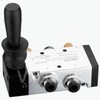 VIILOCK Pneumatic Air Hand Lever Valve, 5 Way 2 Position