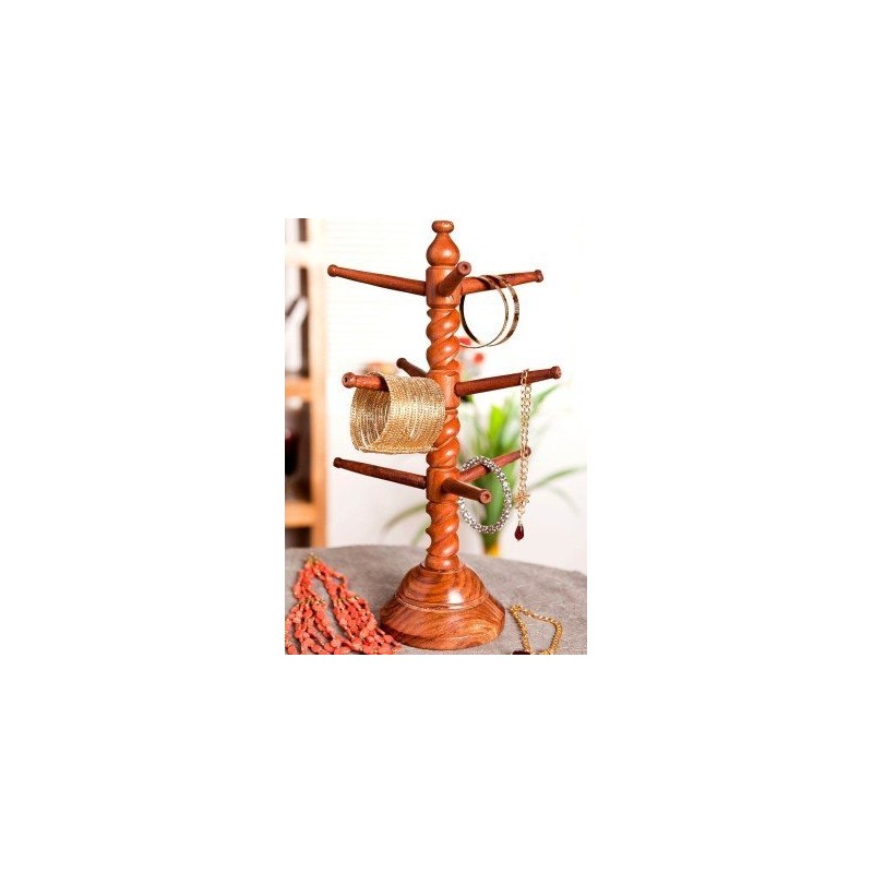 Garden Of Arts Stylish Wooden Bangle Stand Gift for Christmas