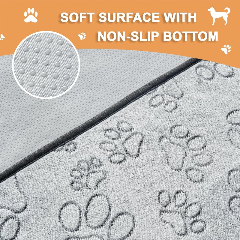 Qeils Reusable Puppy Pads, 4 Pack Washable Pee Pads for