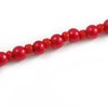 Avalaya Rose Red Shell and Scarlet Red Faux Pearl Bead
