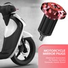 Dogary 2 PCS Motorcycle Handlebar End Caps, Aluminum Alloy Handlebar