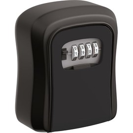 Key garage with combination lock, robust design, ideal for AirBnB rental, German importer.
