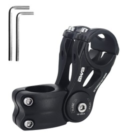 BNVB 31.8mm MTB Bike Stem. Adjustable ±70 Degree - 90/110/145mm Aluminum Alloy Mountain Bike Stem Riser Short Handlebar Stem for Most MTB, Road, BMX, Bicycle.(90mm)