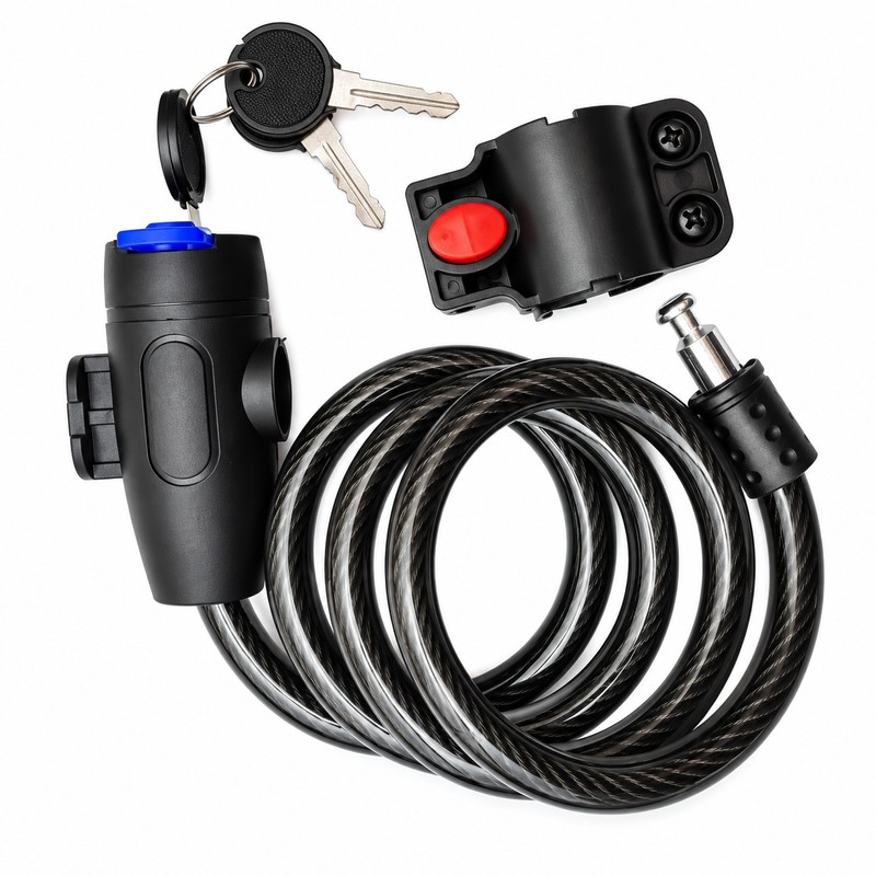 Bicycle Bike Lock Anti-Theft Steel Cable – Portable Security Lock