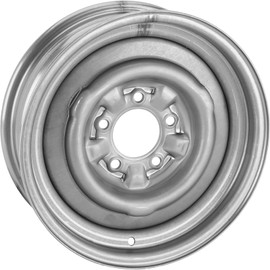 O/E Style Hot Rod Raw Steel Wheel, 15x5, 5 on 4.75, 3.0 BS