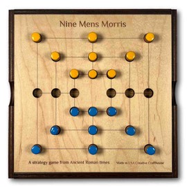 Nine Mens Morris – Strategy game from ancient Rome. Premium version made in USA