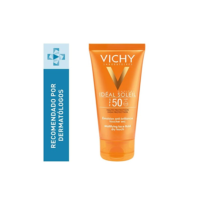 VICHY Protector Solar Facial Toque Seco FPS 50+ Vichy Ideal