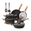 DishDelight Induction Pots and Pans Set Non Stick, 12 Piece