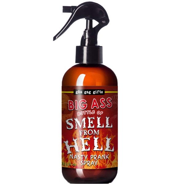 Big Ass Bottle of Smell from Hell - 8 oz - Large Sprayer - Stinky Prank Spray - Very Nasty and Gross