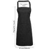 Gvolatee 2 Pieces Adjustable Apron with Pockets, Unisex Cooking Apron,