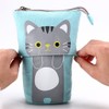Ytuomzi Telescopic Pencil Pouch Standing Pen Holder Cute Pencil Bags