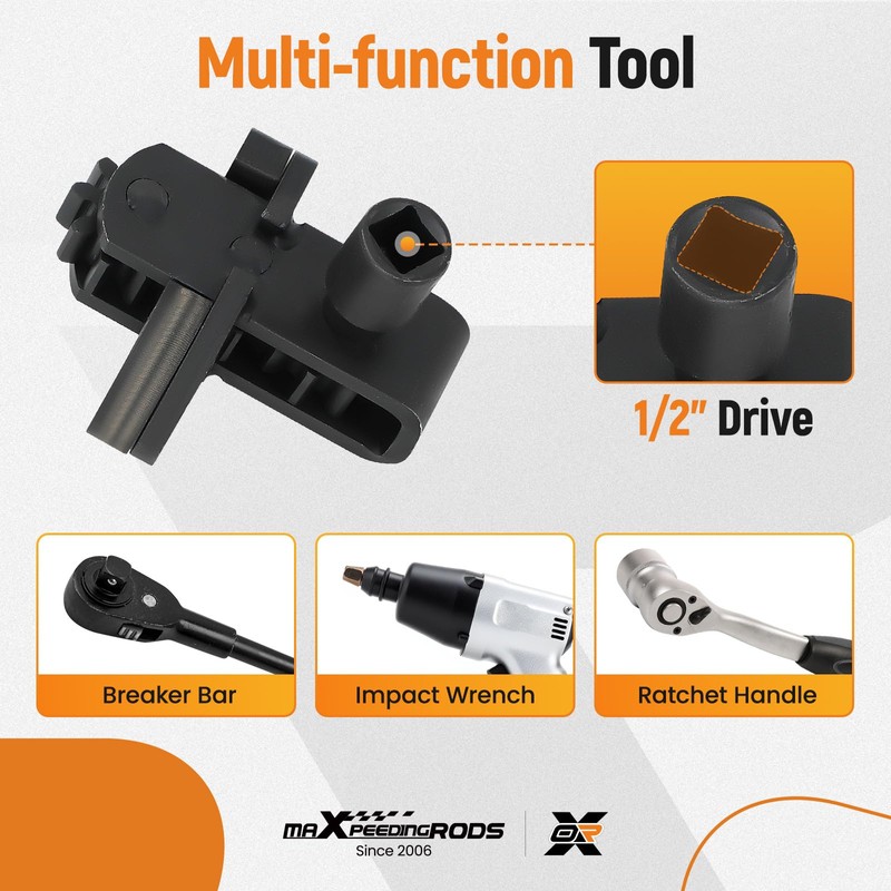 maXpeedingrods J-46392 Engine Barring Tool for Detroit Diesel DD13, DD15,