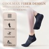 Viiotu 3 Pairs Toe Socks For Women Men,Coolmax Five Finger