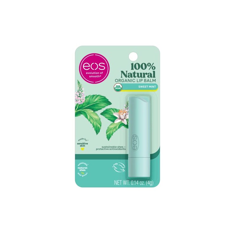 eos (1) Bálsamo labial orgánico y duradero, cuidado de los