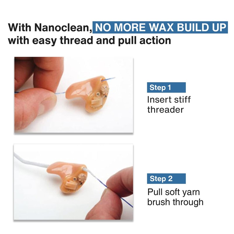 NanoClean All-in-1 Hearing Aid Cleaning Kit - 5 Packs of