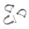Pstyle PST-072 Key Ring Key Ring D-Ring Inner Diameter 0.7