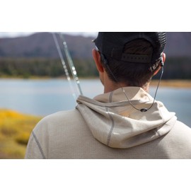 Chums Orbiter Eyewear Retainer - Lightweight Stainless Steel Cable Glasses Strap (Silver), 15.75" (12403749)