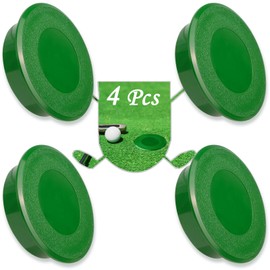 joaoxoko Golf Cup Cover for Golf Course Hole.Golf Hole for Putting Green Cover for Backyard Practice Putting Green Hole, ABS Hole Cup Covers Comply with USGA Regulations (4)
