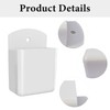 CYXZMYA Set of 2 Remote Control Holder White Wall Organiser