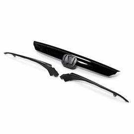 CARFIXPARTS For 2018-2020 10th Gen Honda Accord Sedan JDM Sport Style Grille Glossy Black