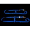 SnS 2 Pack of Blue DIAMOND WEAVE Wheel Lift Straps