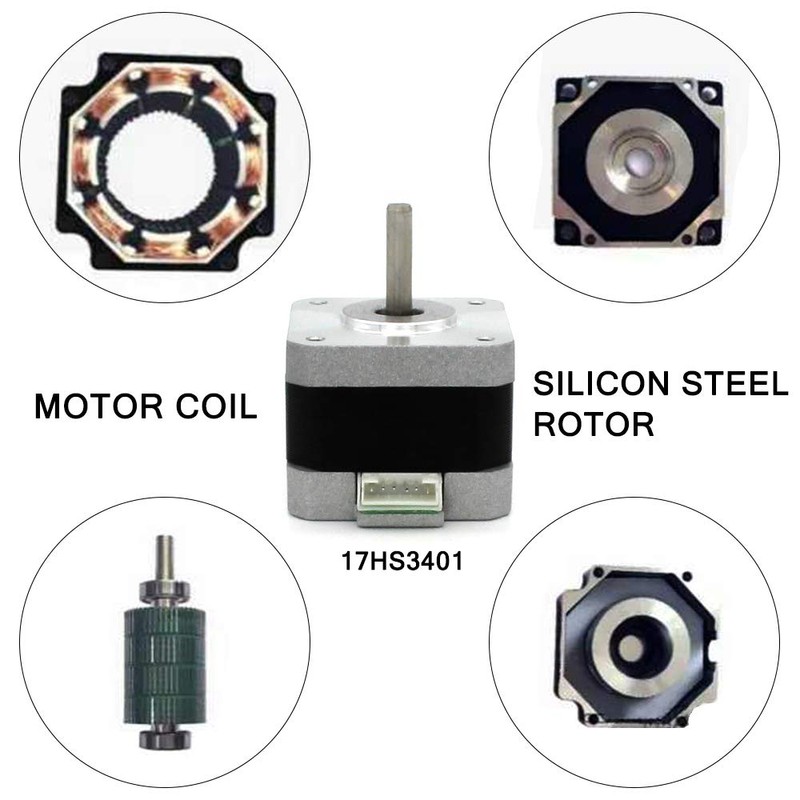 (pack of 2) MOTOU® NEMA17 stepper motor high torque bipolar