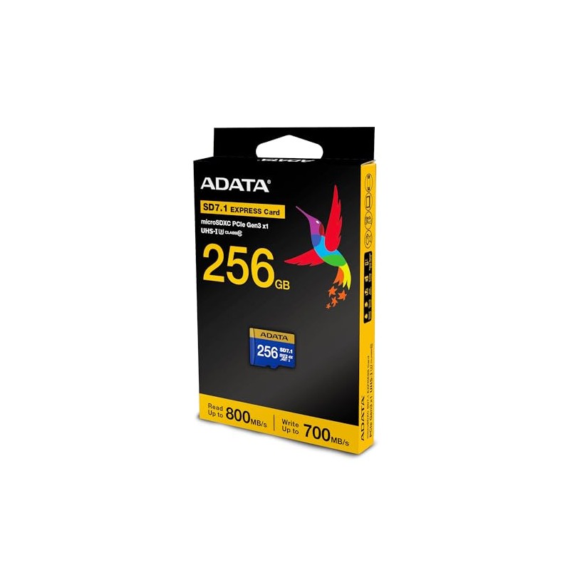 ADATA 256 GB Tarjeta de Memoria Premier Extreme MicroSDXC SD7.1