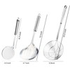 Tenta tenta kitchen Solid Stainless Steel Spider Strainer Skimmer Ladle