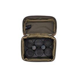 Korda Compac Goo Bag Large | Premium Goo Bottle Storage with Removable Insert | Durable, Water-Resistant Tackle Bag | Holds Up to 12 Goo Bottles | Ideal for Fishing Gear Organization