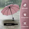 Home Vista Black Umbrella, Slim Bottle Packing Windproof Travel Umbrella