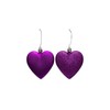 6pc Large Glitter & Matte Heart Baubles - Great Christmas