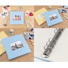 Nakabayashi A-SCY-120-B Scrap Card Album, Binder Type, 6 Holes, Savon