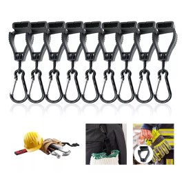 LOMETEB 10x Guante Clip Grabber Soporte Abrazadera Seguridad En El