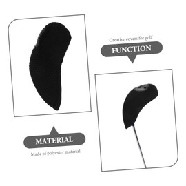 KICHOUSE 10pcs Golf Iron Set Covers Golf Club Protectors Polyester Head Covers Anti-Scratch Portable Comfortable