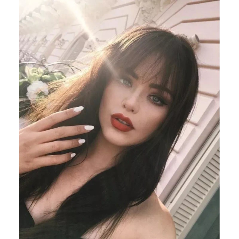 Dtup Flequillo Natural Copete Fleco Postizo Cabello Mate Premium