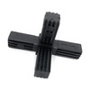 Design61 5 x T-piece connector for square pipes with outlet