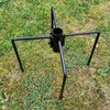 Bird Feeding Station Stabiliser Stand Base Spikes in Brown (Pack