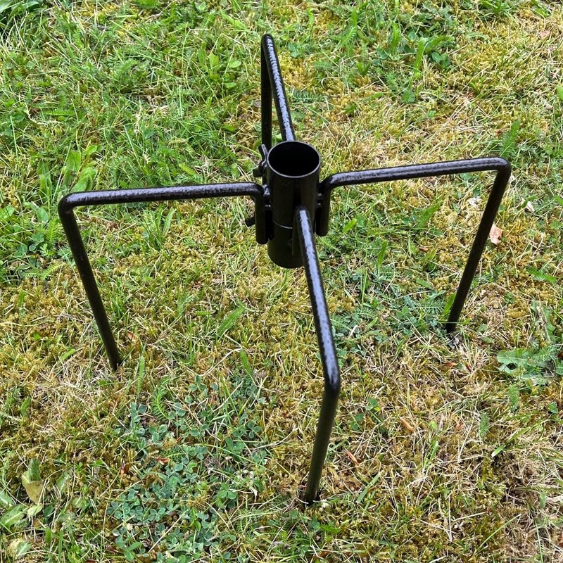 Bird Feeding Station Stabiliser Stand Base Spikes in Brown (Pack