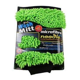 Kent Car Care GKEQ2429 Microfibre Noodle Wash Mitt Colours May Vary