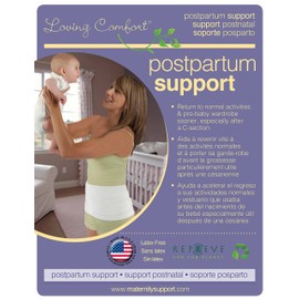 The"Original" Postpartum Support Belt - by Loving Comfort - Abdominal Support for Postpartum and C-Section Recovery - Beige - Extra Large