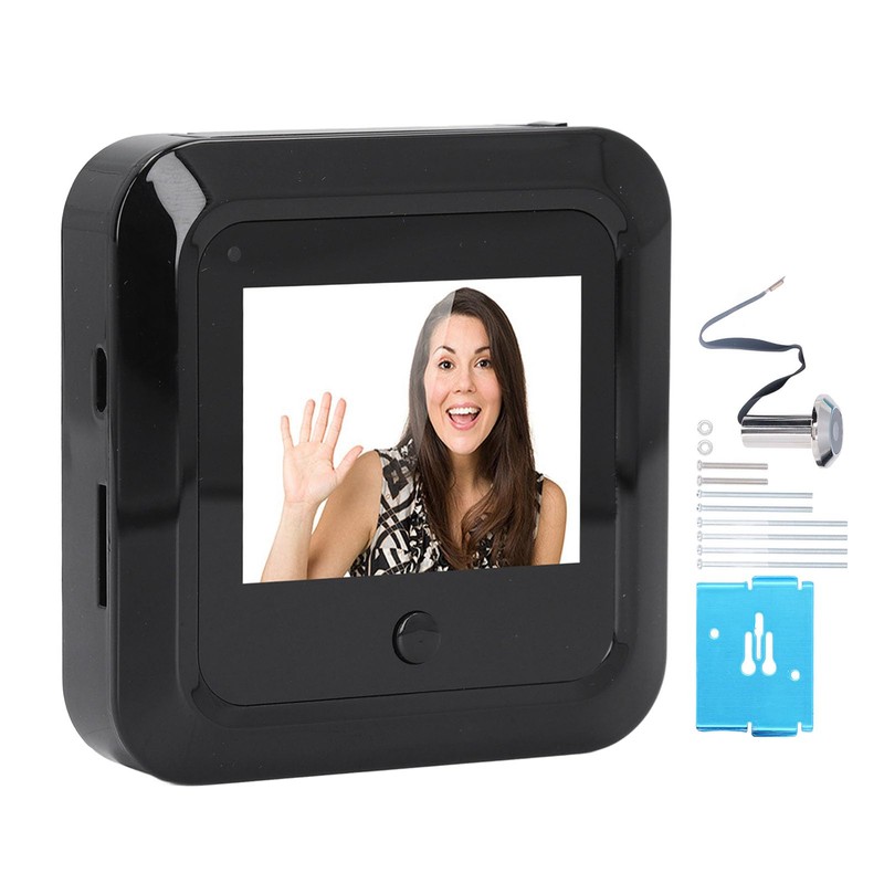 Digital Door Viewer, 2.4in Screen Monitor 0.3MP Camera 120 Degree