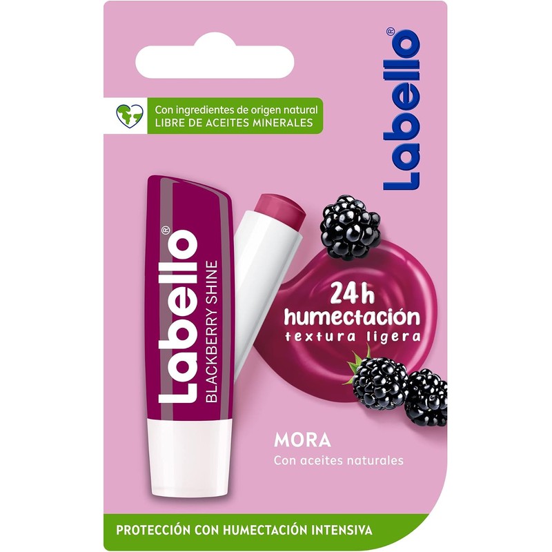 LABELLO Bálsamo labial con color Mora (4.8g) protector labial con